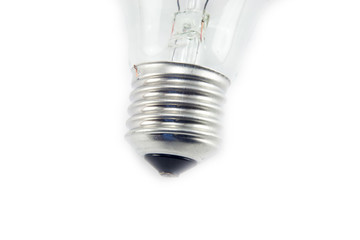 Light bulb, isolated, Realistic photo image