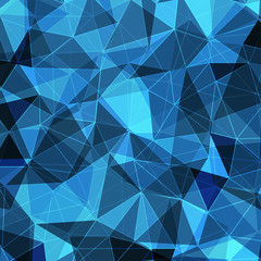Abstract Polygonal Background, Geometric Illustration. 