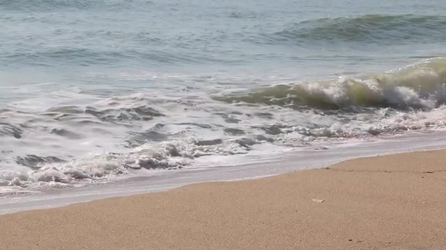 Wave hit the beach