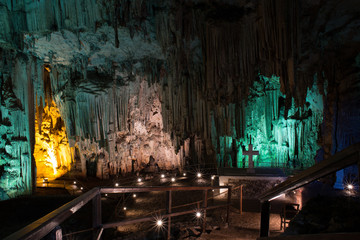 The Melidoni cave, Creete, Greece