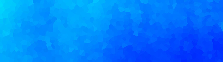 Fototapeta na wymiar vector illustration - polygon abstract mosaic blue banner