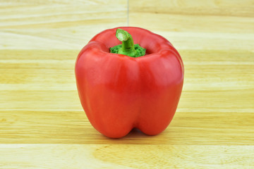 Sweet pepper  on wood background
