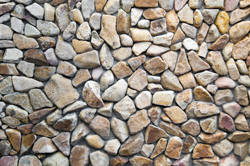 Stone cladding wall background  