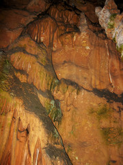 Inside of a cave