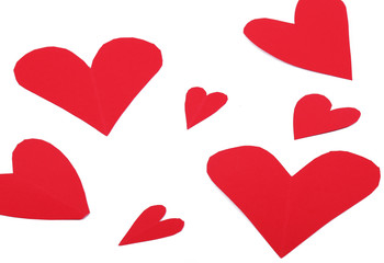 red paper heart
