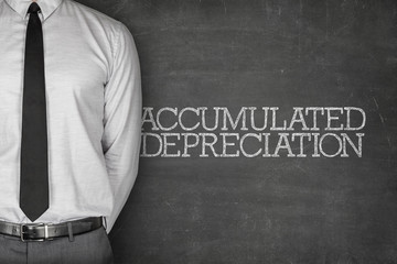 Accumulated depreciation text on blackboard 