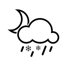 sun,rain,wind, cloud, snow, moon, lightning, storm, weather flat