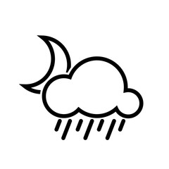 sun,rain,wind, cloud, snow, moon, lightning, storm, weather flat