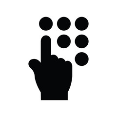 click, hand icon black icon