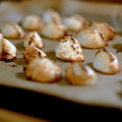 christmas kokos macaroons