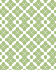 Seamless green herringbone pattern vector