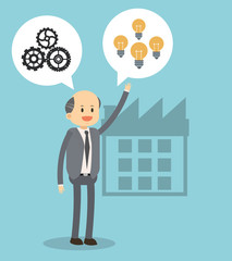 Businesspeople icon design 