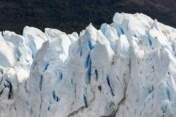 Crédence de cuisine en verre imprimé Glaciers Détail du glacier Perito Moreno dans le parc national Los Glaciares, Argentine