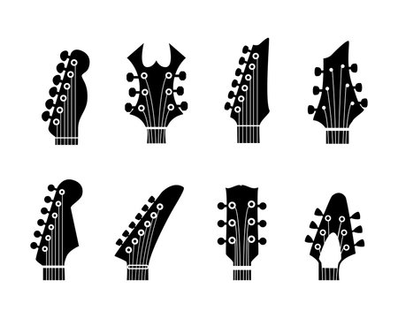silhouettes guitars