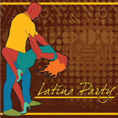 The poster for the Latin party