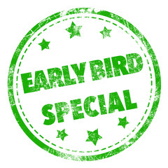 Early Bird Special stamp