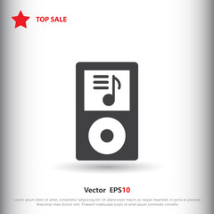 MP3 music player icon