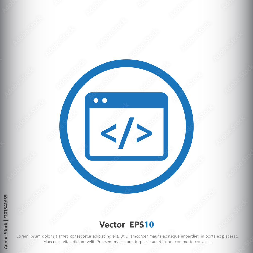 Poster Coding icon
