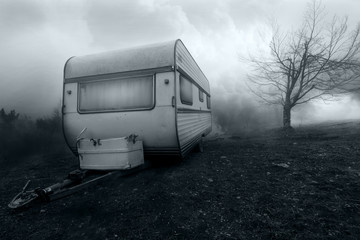 Haunted Vintage Camper Van