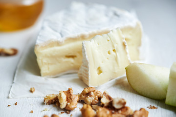brie and walnuts