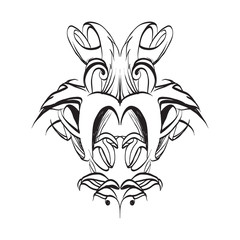 decorative elements in vintage style for decoration layout, fram