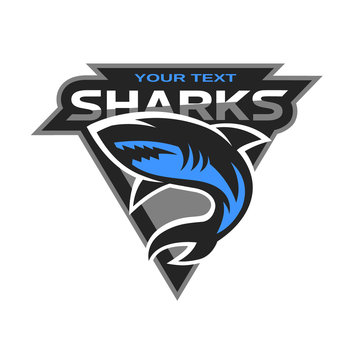 Sharks logo for a sport team.