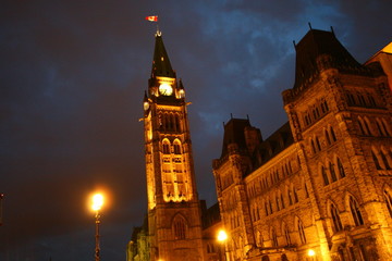 Fototapeta na wymiar Ottawa Parliament Hill