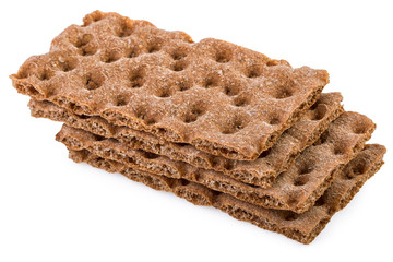 Crispbread Isolated on White