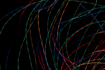 thin colored stripes