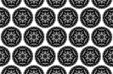 Чёрные и серые узоры. Q
