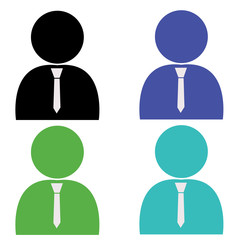 Business person silhouette icon