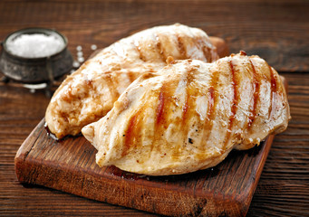 Grilled chicken fillet
