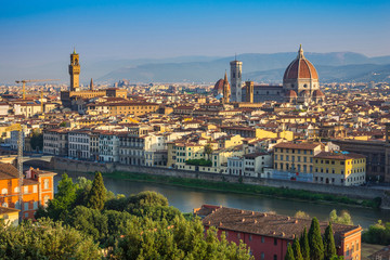 Florence city skyline , Italy