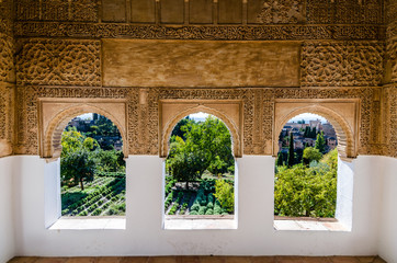 Alhambra Alhandalus - obrazy, fototapety, plakaty