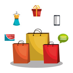 Shopping online and digital marketing 