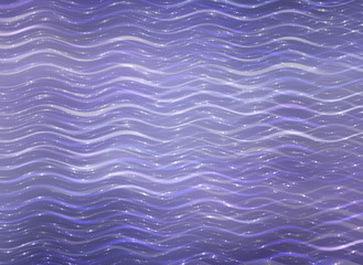 abstract background. violet background with waves and stars