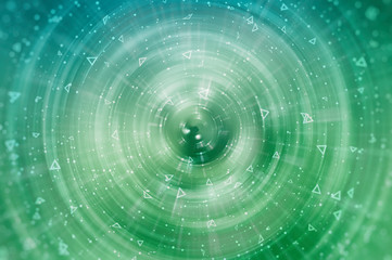 abstract background. brilliant blue and green circles for backgr