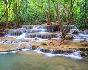 Hua Mae Kamin waterfall , Kanchanaburi , Thailand