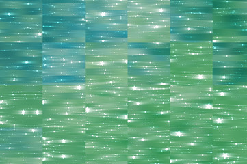 abstract background. blue and green mosaic