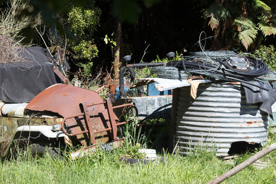 Abandoned Farming Equipment