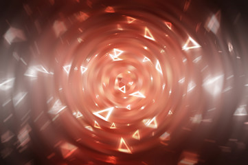 Orange abstract background holidays lights in motion blur image