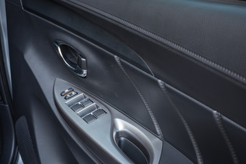 Fototapeta na wymiar Detail of new modern car interior