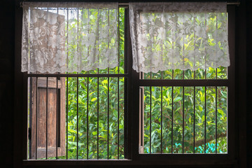 Old style Thai window