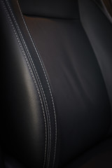 Detail of new modern car interior