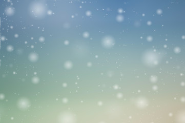 snow drops background