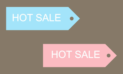 Collection of sale discount labels