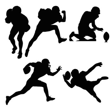 rugby football logo icon vector
