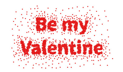 Obraz premium Happy valentines day. Be my Valentine