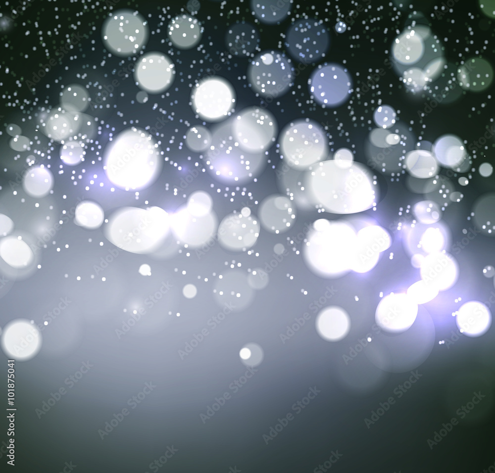 Aufkleber Abstract background. Festive elegant abstract background with bokeh  lights 