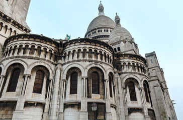 Fototapeta na wymiar The Basilica of the Sacred Heart of Paris, France.